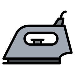 iron household appliance laundry icon