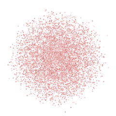 Obraz premium Rose gold sparkles glitter placer isolated PNG