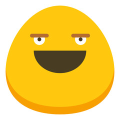 smile happy excited emoji icon