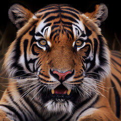 Bengal Tiger Face