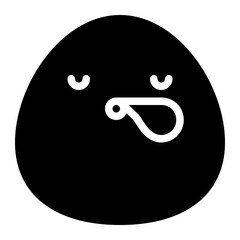 lazy sleepy feeling emoji icon