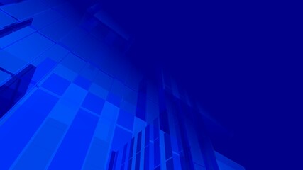 Abstract architecture background 3d illustration