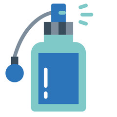 perfume flat icon style