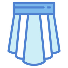 skirt two tone icon style