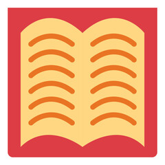 book flat icon style