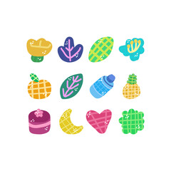 collection set of scandinavian element