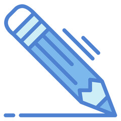 pencil two tone icon style