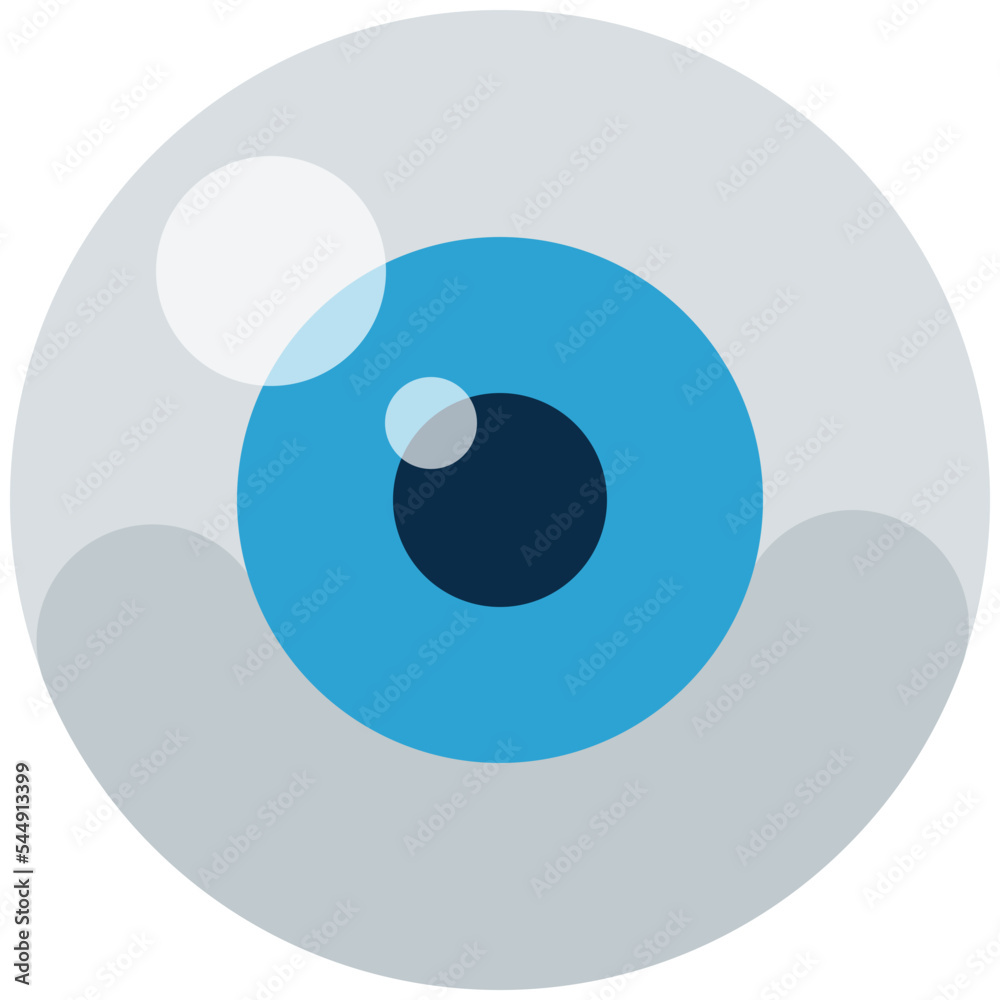 Wall mural Eyeball Vector Illustration