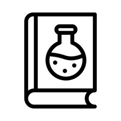 science book line icon illustration vector graphic