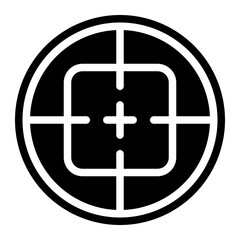 aim glyph icon style