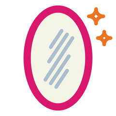 mirror flat icon style