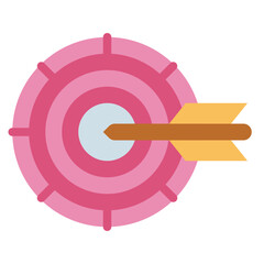 archery flat icon style