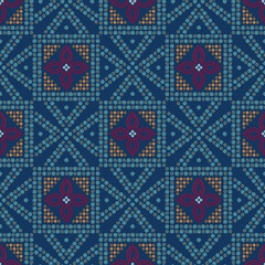 Ancient tribal heritage abstract seamless pattern 