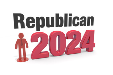 2024年の選挙。共和党の立候補者。選挙に出馬する。