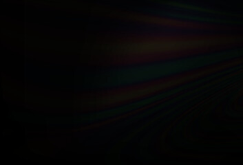 Dark Silver, Gray vector template with bent ribbons.