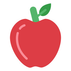 apple flat icon style