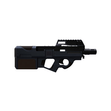 P90 submachine gun