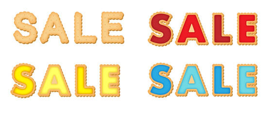 Cookies and biscuits material. sale.