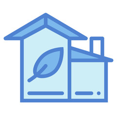 house two tone icon style