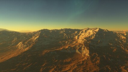 science fiction wallpaper, cosmic landscape, realistic exoplanet, abstract cosmic texture, beautiful alien planet in far space, detailed planet surface, abstract aerial view, abstract texture 3d rende