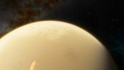 Obraz premium Planets and galaxy, science fiction wallpaper. Beauty of deep space. Billions of galaxy in the universe Cosmic art background 3d render 