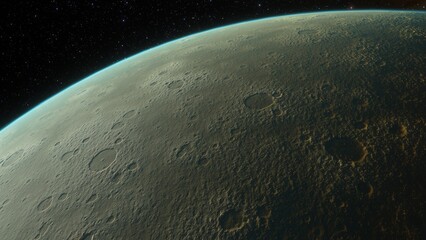 Abstract planets and space background