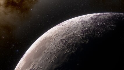 Fototapeta premium Planets and galaxy, science fiction wallpaper. Beauty of deep space. Billions of galaxy in the universe Cosmic art background 3d render 