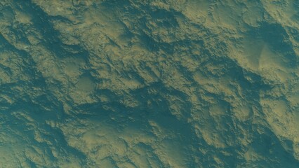 Fototapeta premium View of the 3d rendering realistic planet mars surface from space.