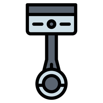 recommend clip art: piston filled outline icon style