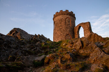 Old John Tower in Bradgate park, Leicestershire. 