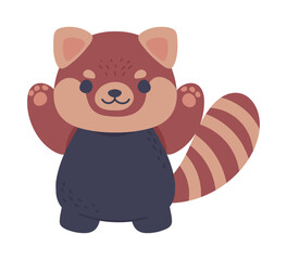 raccoon kawaii animal