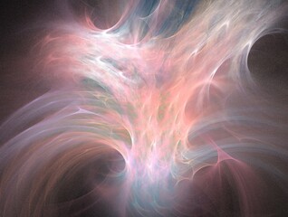 Naklejka premium abstract background with space pink art fractal design illustration 
