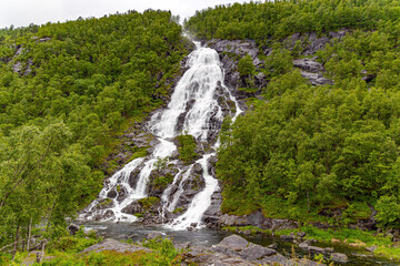 Flesefossen is a large waterfall