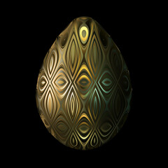 Carved Golden Egg