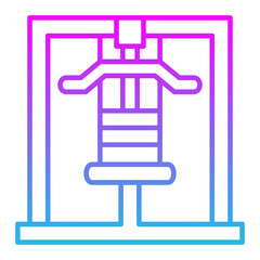 Gym Machine Line Gradient Icon