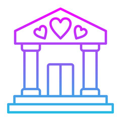 Foundation Line Gradient Icon