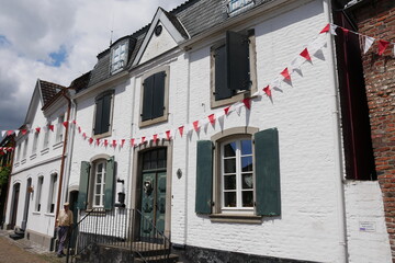 Gasse in der Festungsstadt Stadt Zons
