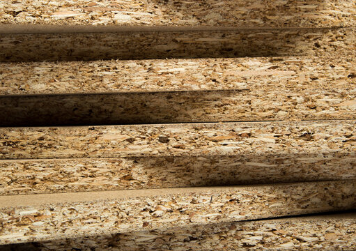 the background is made of untreated mdf slabs laid out with a cut end