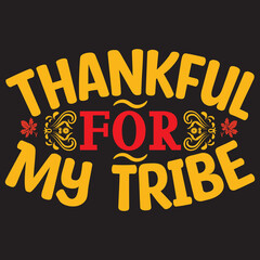 Thanksgiving t shirt design with Thanksgiving elements or Hand drawn Thanksgiving typography design
