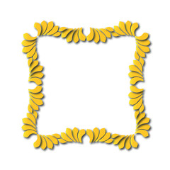 Frame, in the style of an ornament, Vector illustration eps 10, Art.	