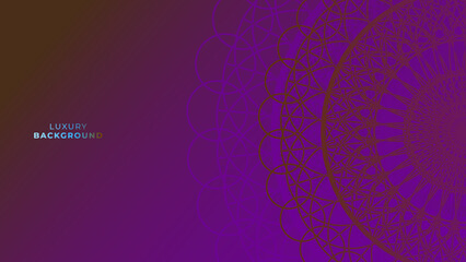 Luxury ornamental mandala design background