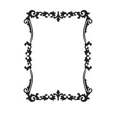 Frame, in the style of an ornament, Vector illustration eps 10, Art.	