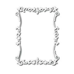 Frame, in the style of an ornament, Vector illustration eps 10, Art.	