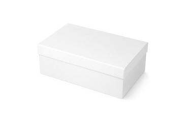 Shoe box isolated on white background. 3D Illustration.