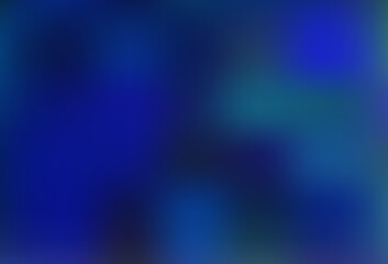 Fototapeta premium Dark BLUE vector abstract bokeh pattern.