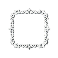 Frame, in the style of an ornament, Vector illustration eps 10, Art.	