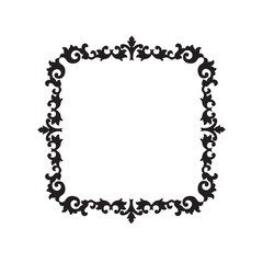 Frame, in the style of an ornament, Vector illustration eps 10, Art.	