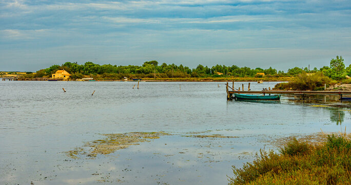 The beautiful etang called "La Berre", near the town of Sigean in the south of France