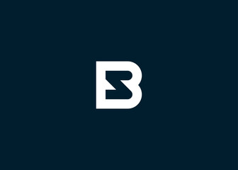 initial letter bs logo design vector illustration template
