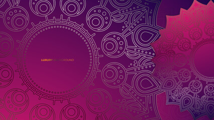 Luxury ornamental mandala background